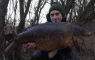 What a stunner proper old scaley one 1st fish from the venue.