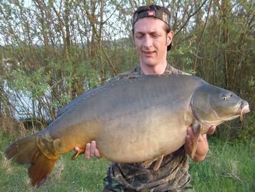 Karl King - Etang de la Croix Blanche 34lb 2oz