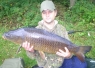 18lb common carp, caught in the reeds.
