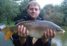 Nice 12lb common, caught with boilies over trout pellet and halibut pellets. Thanks to my brother in law for lending me the kit.