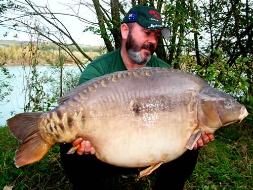 Ron Woodward - Etang de la Croix Blanche 55lb 8oz