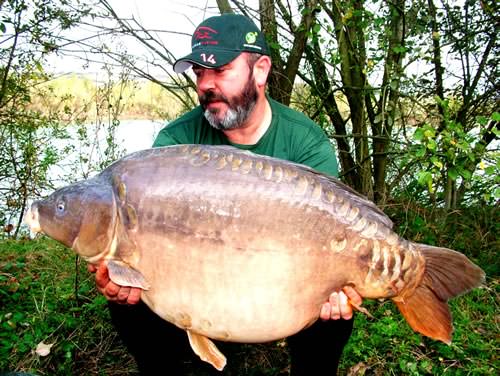 Ron Woodward - Etang de la Croix Blanche 55lb 8oz