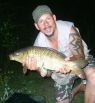 1lb common carp caught on the pole using bread, this carp was caught in the small lake,using floating bread.